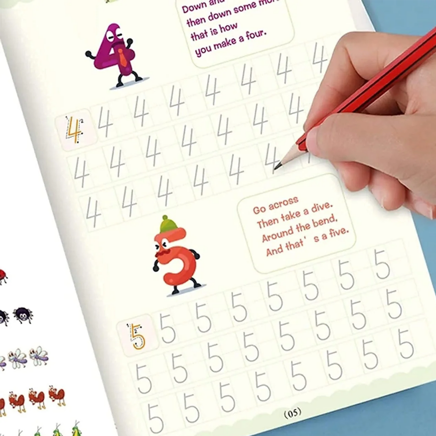 4 in 1, Sank Magic Practice Copybook