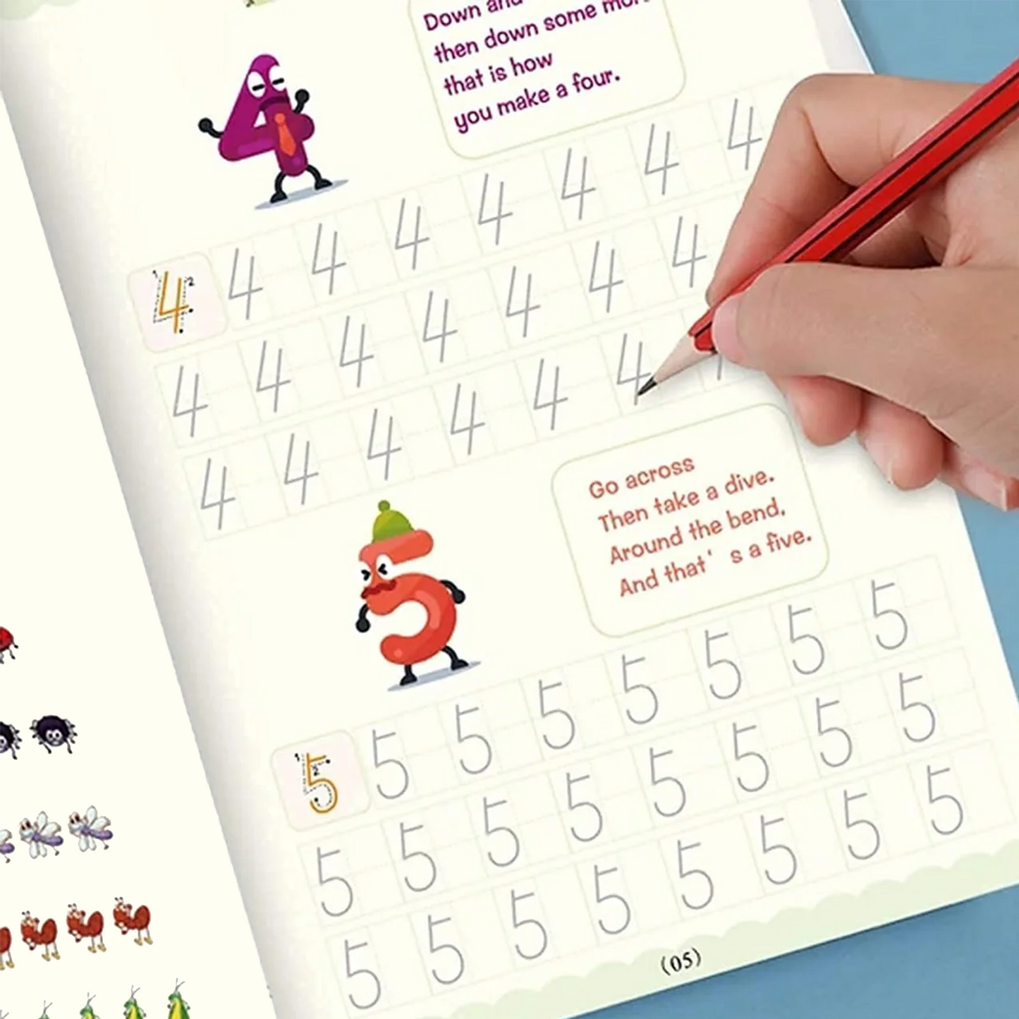 4 in 1, Sank Magic Practice Copybook
