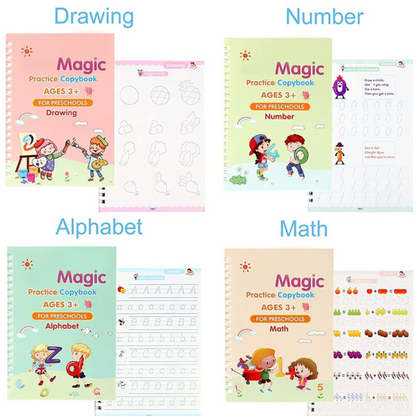4 in 1, Sank Magic Practice Copybook