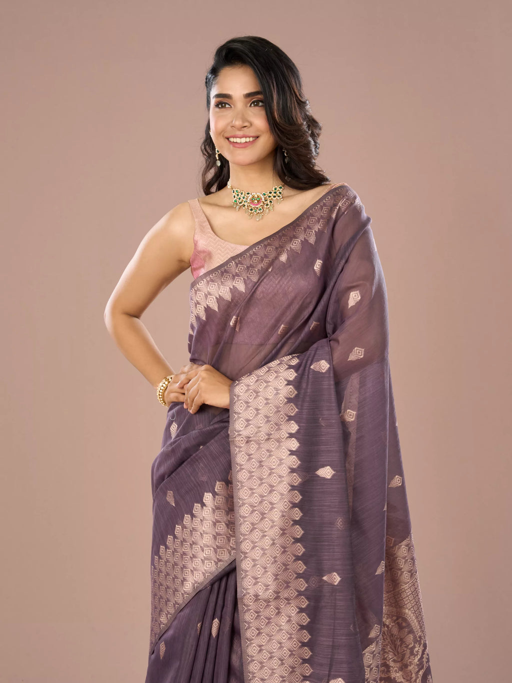 Purple Enchantment Saree