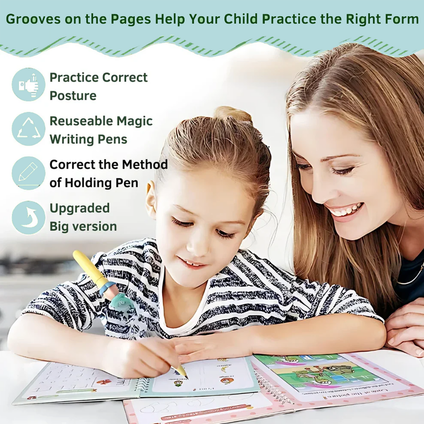 4 in 1, Sank Magic Practice Copybook