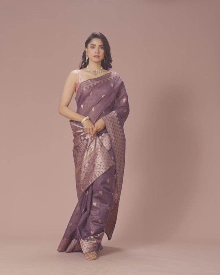 Purple Enchantment Saree